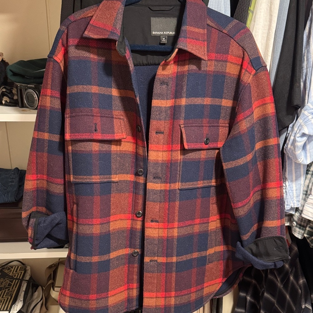 Banana Republic Black and Blue Jacket